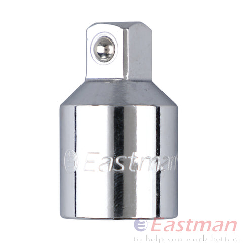 Eastman Socket Adaptors ,Chrome Vanadium Steel,Male And Female Available ,Size 3/8 (9.5) Male 1/2 (12.7) Female(E-2214)