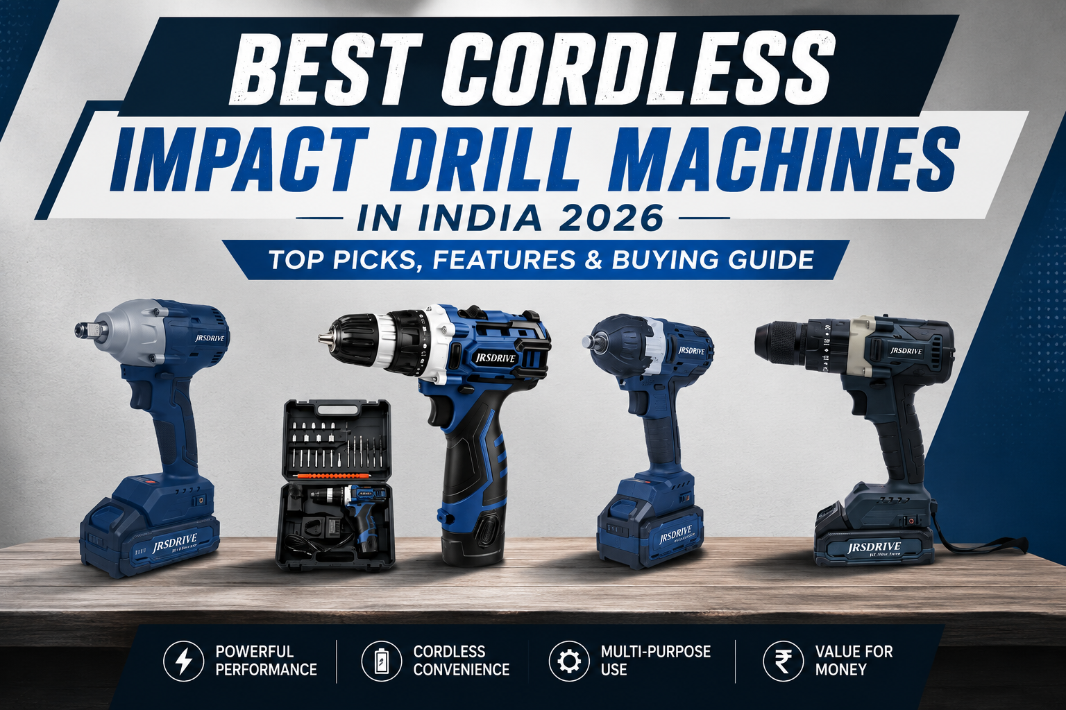 Top 5 Cordless Drill Machines in India for Home & Professional Use (2026)