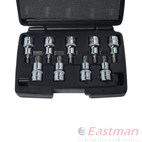 9 Pcs. Torx Bit Sockets E-3014