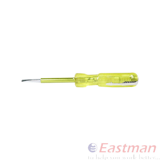 Eastman Screw Driver With Neon Bulb(500 V),Magnetic Tip ,Transparent, Acetate Handle ,Length125, E-2105 Eastman Cast & Forge Ltd (GT Raod - Ludhiana)