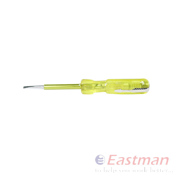 Eastman Screw Driver With Neon Bulb(500 V),Magnetic Tip ,Transparent, Acetate Handle ,Length125, E-2105 Eastman Cast & Forge Ltd (GT Raod - Ludhiana)