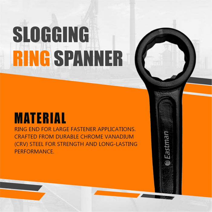 Eastman Slogging Spanner Ring End, 22mm To 120mm, E-2082