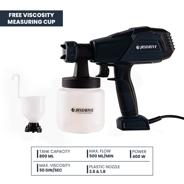 JRSDRIVE Electric Paint Spray Gun 400w EPSG-850 Eastman Cast & Forge Ltd