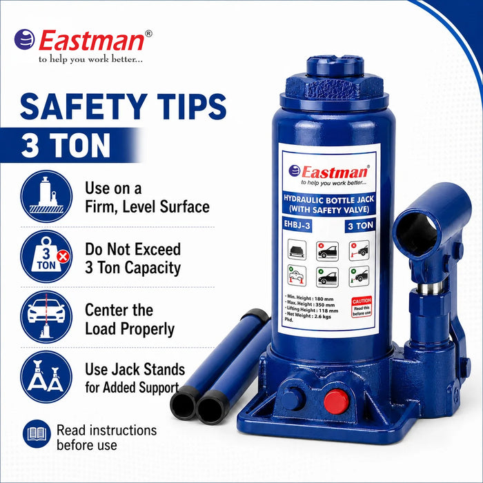 Eastman Hydraulic Bottle Jack E-2258