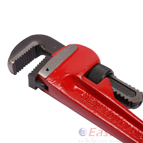 Eastman Pipe Wrench - Rigid Type, Made From Non Breakable S.G. Cast Iron, Fully Hardened Hook, Size:-12/300mm To 36/900mm, E-2049