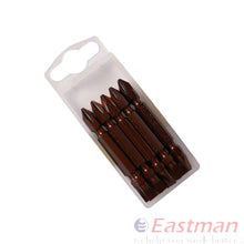 Eastman Double End Magnetic Bit Set, Finish Mirror Copper + Magnetic, Set Of 10 Bits, E-2256