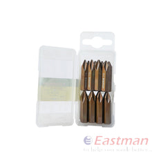Eastman Spare Bit For Impact Driver Set 5/6 Hex Bit In Micro Copper Ph2, Set Of 24pcs Bit, EIDB-5036