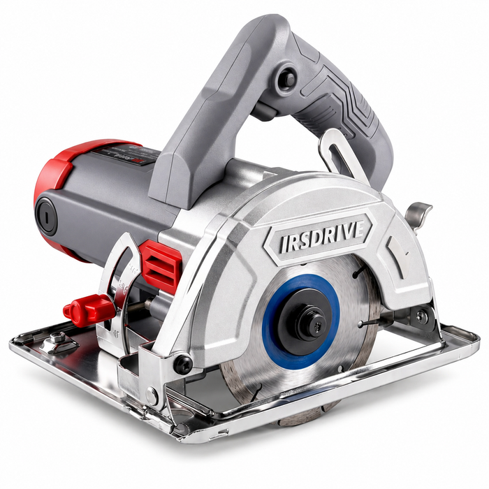 JRSDRIVE Heavy Duty 125mm Tile & Marble Cutter Machine - 1700W Powerhouse with Adjustable Base Plate & Cutting Depth