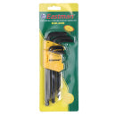 EASTMAN ALLEN KEY SET, BLACK COLOUR ,CHAMPHERED HERADS , - XTRA LONG 1.5, 2, 2.5, 3, 4, 5, 6, 8, 10 Mm _KE -EAK-2406