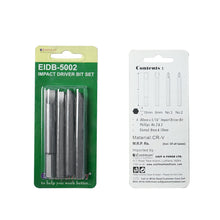 EASTMAN IMPACT DRIVER BIT SET, 80MM, EID-5002