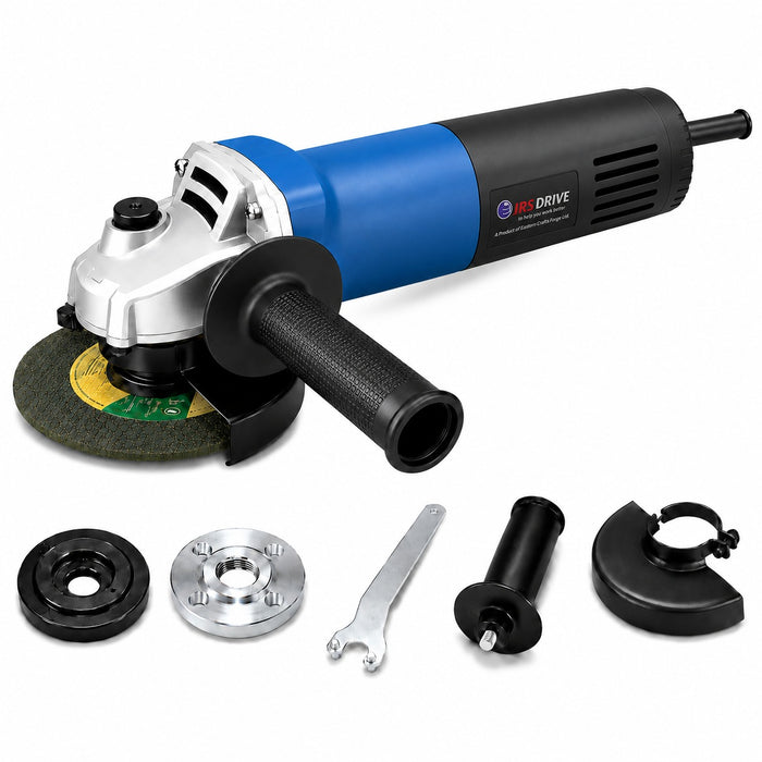 JRSDRIVE EDG-100 Angle Grinder - 100mm (4-Inch) Wheel Dial, 680W Powerful Motor, 10500 RPM for Cutting & Grinding