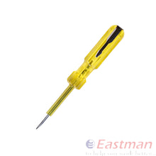Eastman Screw Driver With Neon Bulb(500 V),Magnetic Tip ,Transparent, Acetate Handle ,Length125, Pack Of 5 E-2105