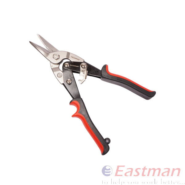 Eastman Aviation Snip E-2254_10/250 Tin Cutter For Cutting Iron Sheet Blade Crv Compound Action Snips Heavy Duty Anti Skid Foundation In Double Colour Red Black Eastman Cast & Forge Ltd (GT Raod - Ludhiana)