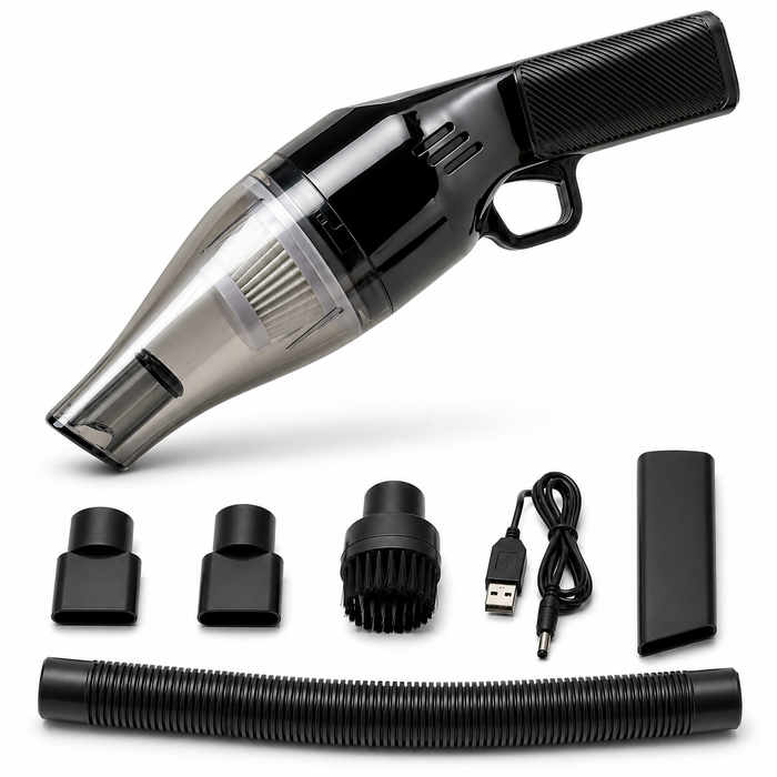 JRSDRIVE ECV-528N Cordless Vacuum – Lightweight & Powerful Cleaning for Car Interiors, Home Corners & Furniture