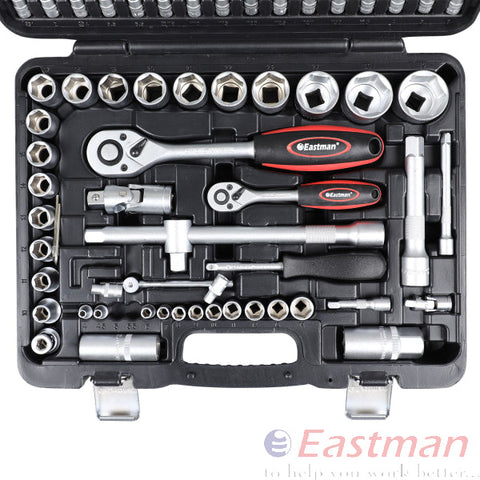 1/2" And 1/4" SQDrive Socket Set , 94 Pcs Set E-2301