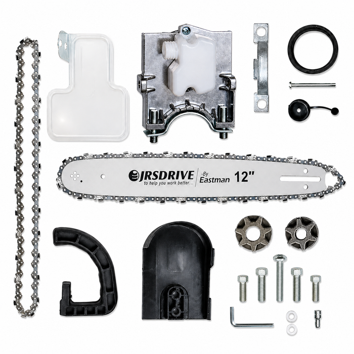 JRSDRIVE ECSB-300 Chain Saw Bracket Set: 300mm Chain Size & 12-Inch Guide Bar Length