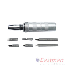 Eastman Impact Driver,CHROME VANADIUM - BITS,6 Bits Of 80mm , Set Of 1 E-2500-02