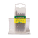 Eastman Double End Magnetic Bit Set, Finish Mirror Copper + Magnetic, Set Of 10 Bits, E-2256