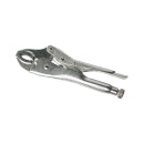 EASTMAN"10"" CURVED JAW LOCK GRIP PLIER 2252" 10 INCH MATERIAL ALLOY STEEL PROFESSIONAL CURVED JAW LOCK PILER OR HIGH SPEED STEEL FOT CUTTING IN SILVER