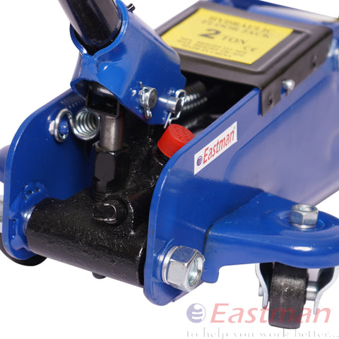 Eastman Hydraulic Floor Jack Heavy Duty Steel Cosntruction Light Weight For Car And Truck Repair Capacity 2 Ton To 3 Ton High Profile, E-3017