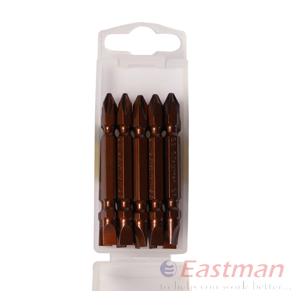 Eastman Double End Magnetic Bit Set, Finish Mirror Copper + Magnetic, Set Of 10 Bits, E-2256 Eastman Cast & Forge Ltd (GT Raod - Ludhiana)
