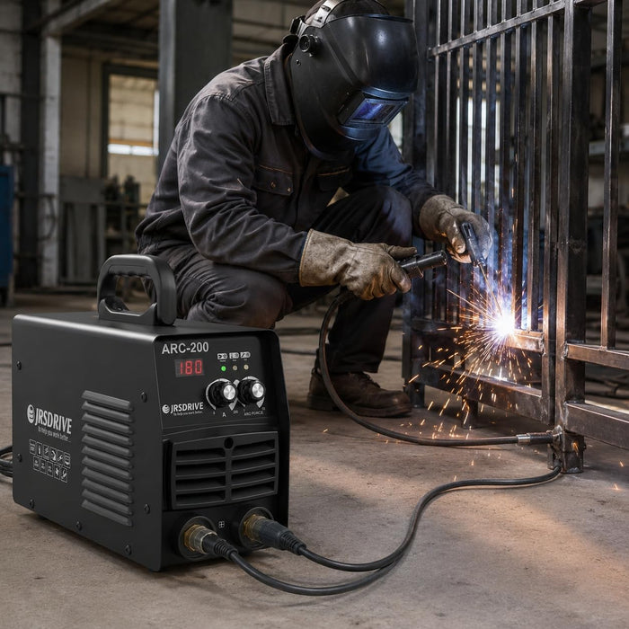 JRSDRIVE (EAWSI-200) Heavy Duty Welding Machine – Efficient Cooling System, Stable Performance