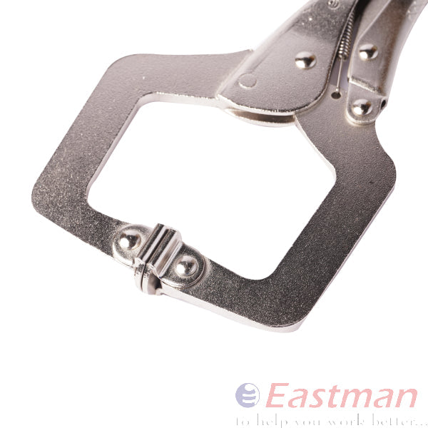 Eastman C-Clamp Plier, Knurled Handle, Size:- 11/275mm, E-2253 Eastman Cast & Forge Ltd (GT Raod - Ludhiana)