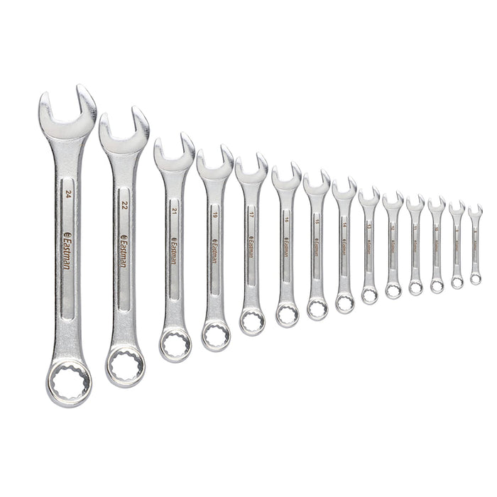 Eastman Combination Spanners Chrome Plated - E-2005