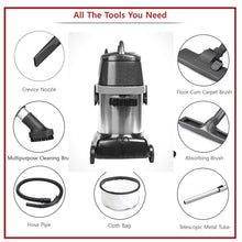 Eastman Industrial Vacuum Cleaner ,Suction 20 Kpa ,Rate Input Power 3X1000 W , Capacity 60 Litre (EVC-060)