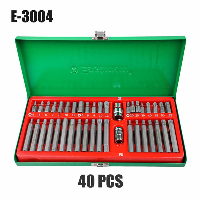 Eastman Metal Box Bit Set, Metal Box, 40 Pcs Set , E-3004