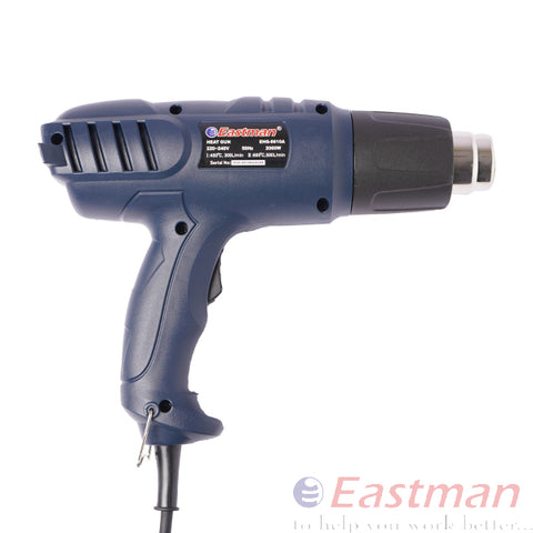 Eastman Heat Gun ,Input Power 2000W, Temperature Setting Low 450° High 600°,Air Volume Low 300 High 500, (EHG-8610A)
