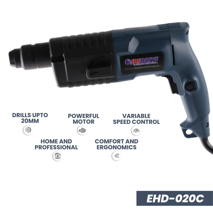 JRSDRIVE Hammer Drill Machine Capacity 20mm, EHD-020C Eastman Cast & Forge Ltd (GT Raod - Ludhiana)