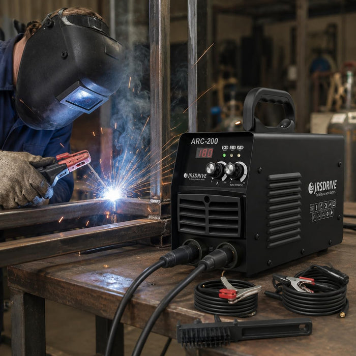 JRSDRIVE (EAWSI-200) Heavy Duty Welding Machine – Efficient Cooling System, Stable Performance
