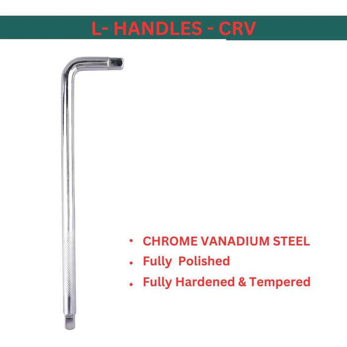 Eastman L-Handle, Fully Polished, 1/2 (12.7) To 3/4 (19), E-2211 Eastman Cast & Forge Ltd (GT Raod - Ludhiana)
