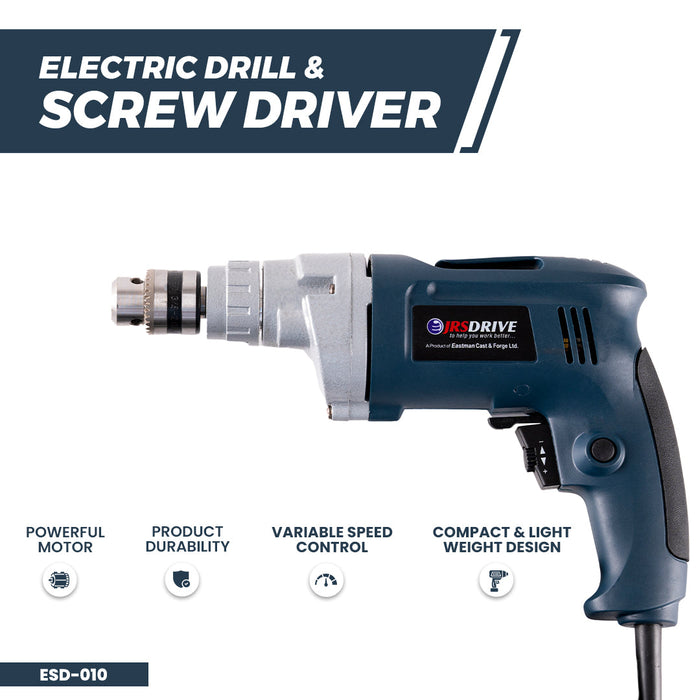JRSDRIVE Electric Drill Screw Driver Capacity 10mm ESD010 Eastman Cast & Forge Ltd (GT Raod - Ludhiana)