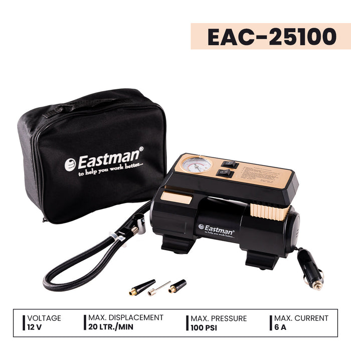 JRSDRIVE Air Compressor Machine with 20L/Min EAC25100 Eastman Cast & Forge Ltd (GT Raod - Ludhiana)