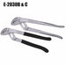 Eastman Water Pump Plier -Slip Joint Type, CRV, 10/250mm Pack of 6 Pcs E-2030B & C Eastman Cast & Forge Ltd