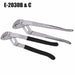 Eastman Water Pump Plier -Slip Joint Type, CRV, 10/250mm Pack of 6 Pcs E-2030B & C Eastman Cast & Forge Ltd