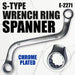 Eastman S-Type Wrench Ring Spanner Pack of 5 Pcs E-2271 Eastman Cast & Forge Ltd