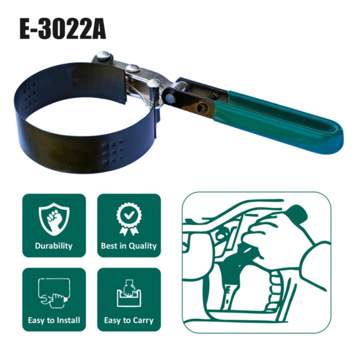 Eastman Oil Filter Wrench (Steel Clamp) E3022 Eastman Cast & Forge Ltd