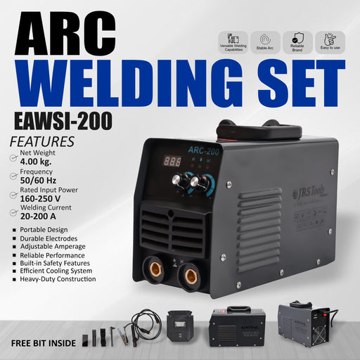 JRSDRIVE TOOLS Welding Set Machine, 20-200 A 50/60 Hz EAWSI-200 Eastman Cast & Forge Ltd (GT Raod - Ludhiana)