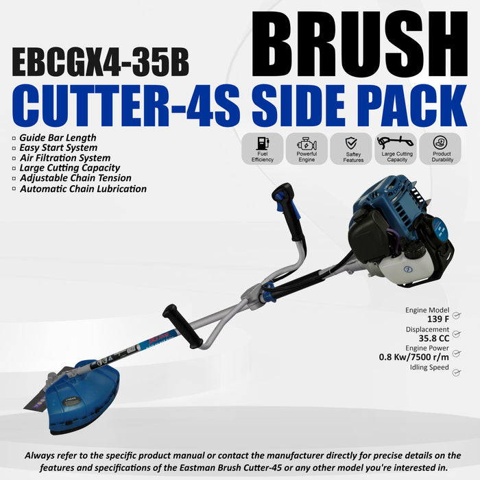 JRSDRIVE  Brush Cutter 4S (Side Pack ) EBCGX4-35B Eastman Cast & Forge Ltd