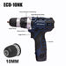 JRSDRIVE Kit of Cordless Drill ECD-10NK Eastman Cast & Forge Ltd