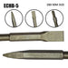 Eastman  Chisel Bits 5KG Hammer  (Flat & Pointed Type) ECHB-5 Eastman Cast & Forge Ltd