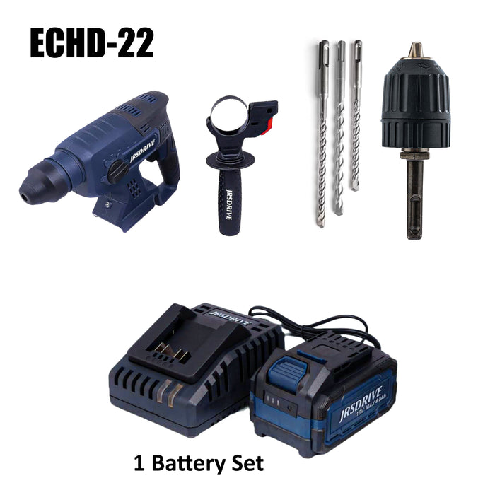 JRSDRIVE Cordless Brushless Rotary Hammer Drill Machine-22mm ECHD-22 Eastman Cast & Forge Ltd (GT Raod - Ludhiana)