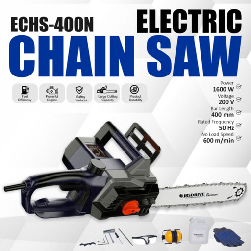 JRSDRIVE  Electric Chain Saw (400mm)|| ECHS-400N Eastman Cast & Forge Ltd
