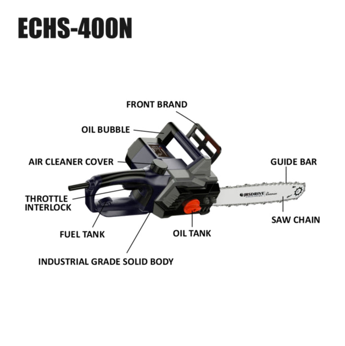 JRSDRIVE  Electric Chain Saw (400mm)|| ECHS-400N Eastman Cast & Forge Ltd
