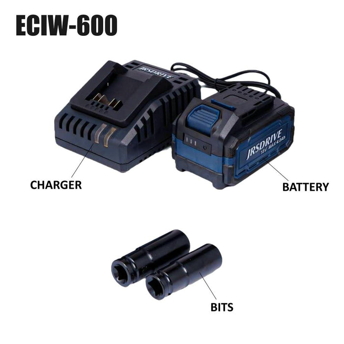 JRSDRIVE  1/2" Cordless Impact Wrench-500Nm, ECIW-600 Eastman Cast & Forge Ltd (GT Raod - Ludhiana)