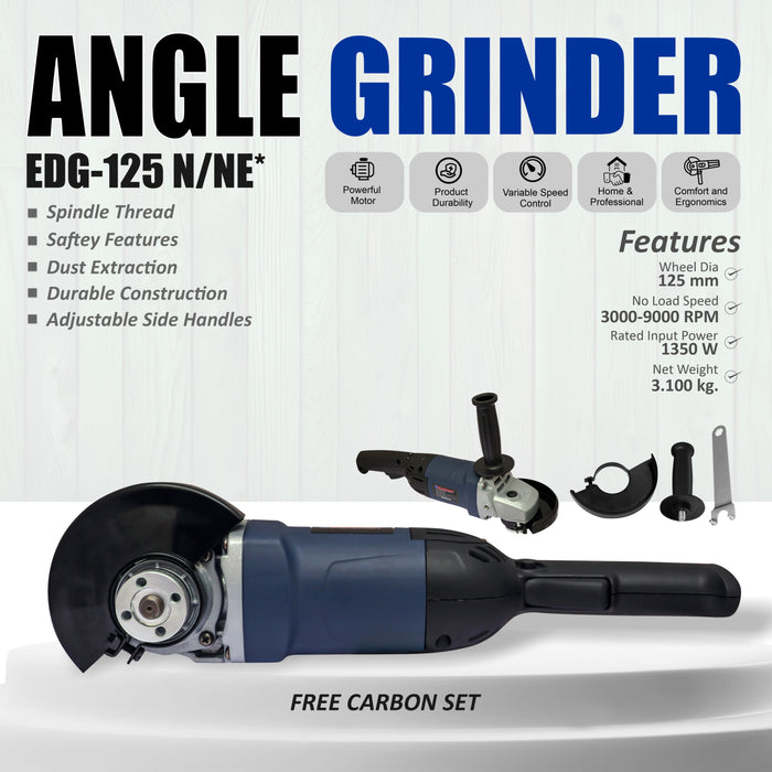 JRSDRIVE Angle Grinder EDG-125N Eastman Cast & Forge Ltd (GT Raod - Ludhiana)