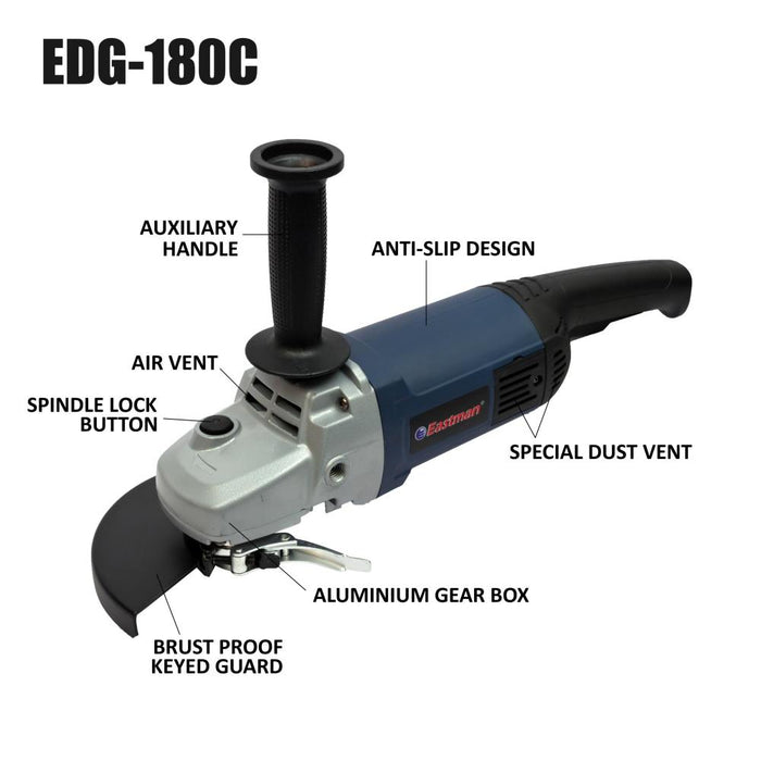 JRSDRIVE Professional Electric Angle Grinder EDG-180C Eastman Cast & Forge Ltd (GT Raod - Ludhiana)